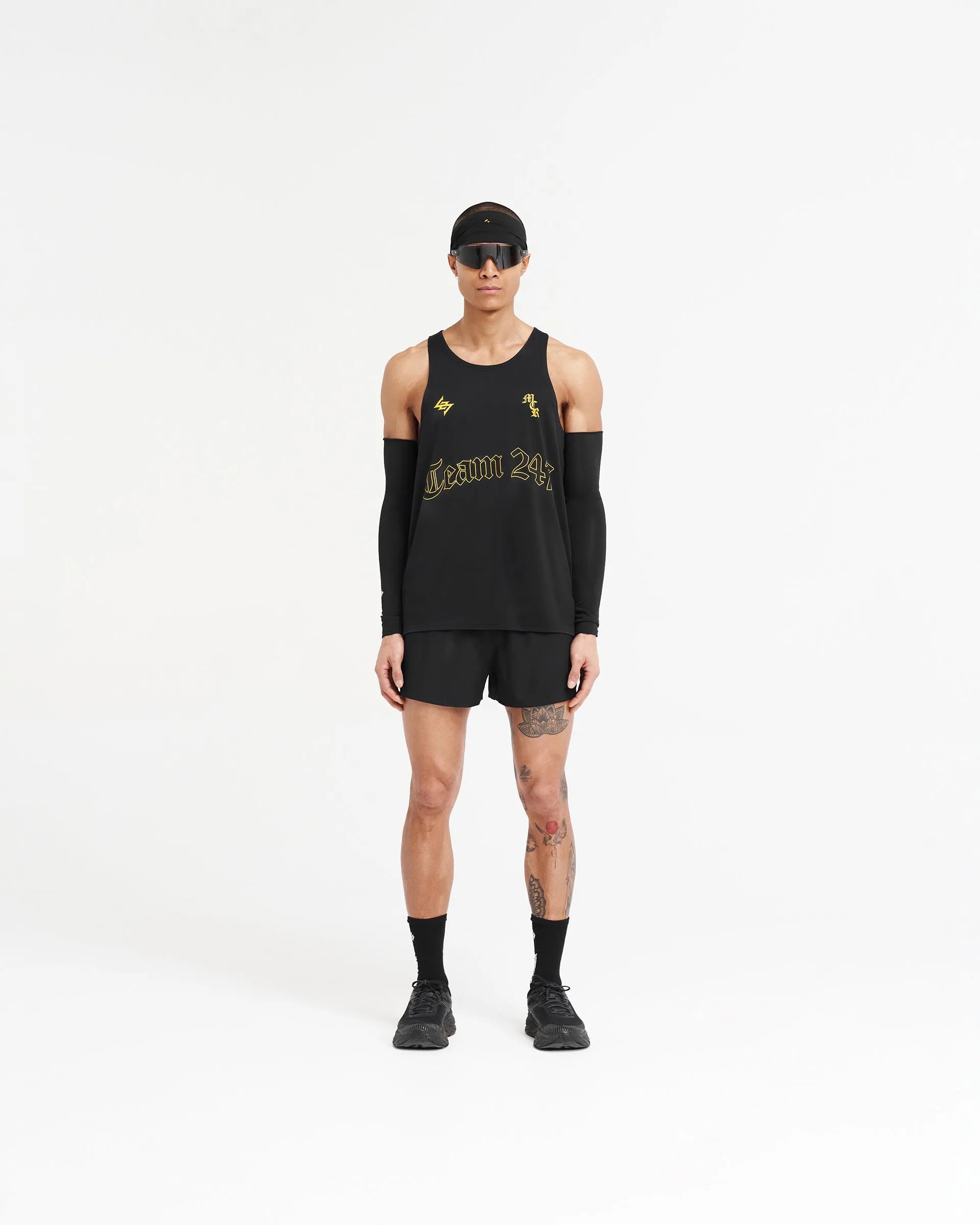 247 Manchester Marathon Singlet - Black
