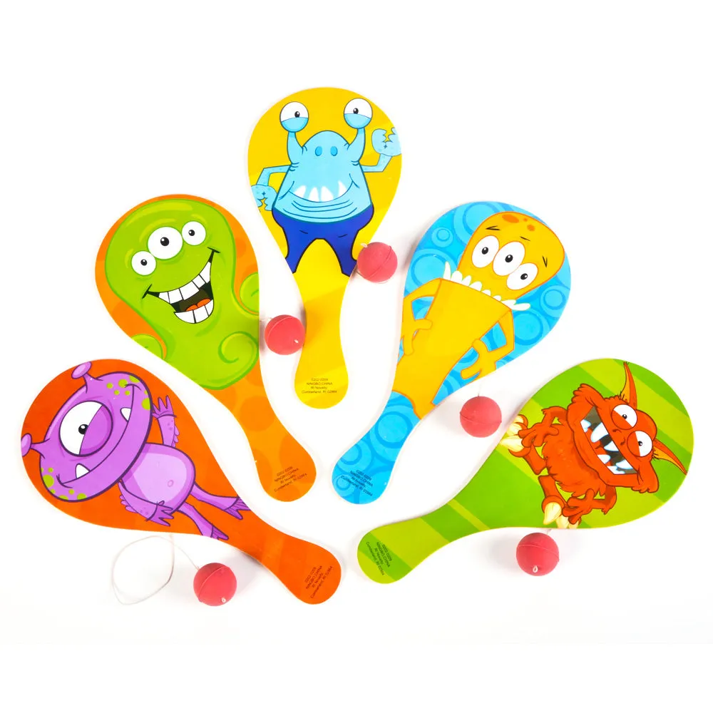 9" Monster Paddle Ball (Dozen)