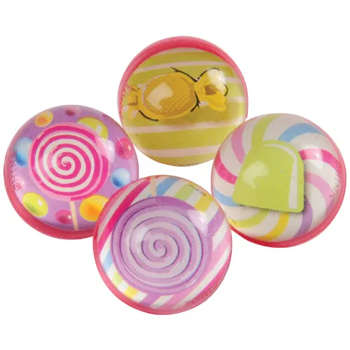 Candy Bounce Balls Toy 32Mm (pack of 12)