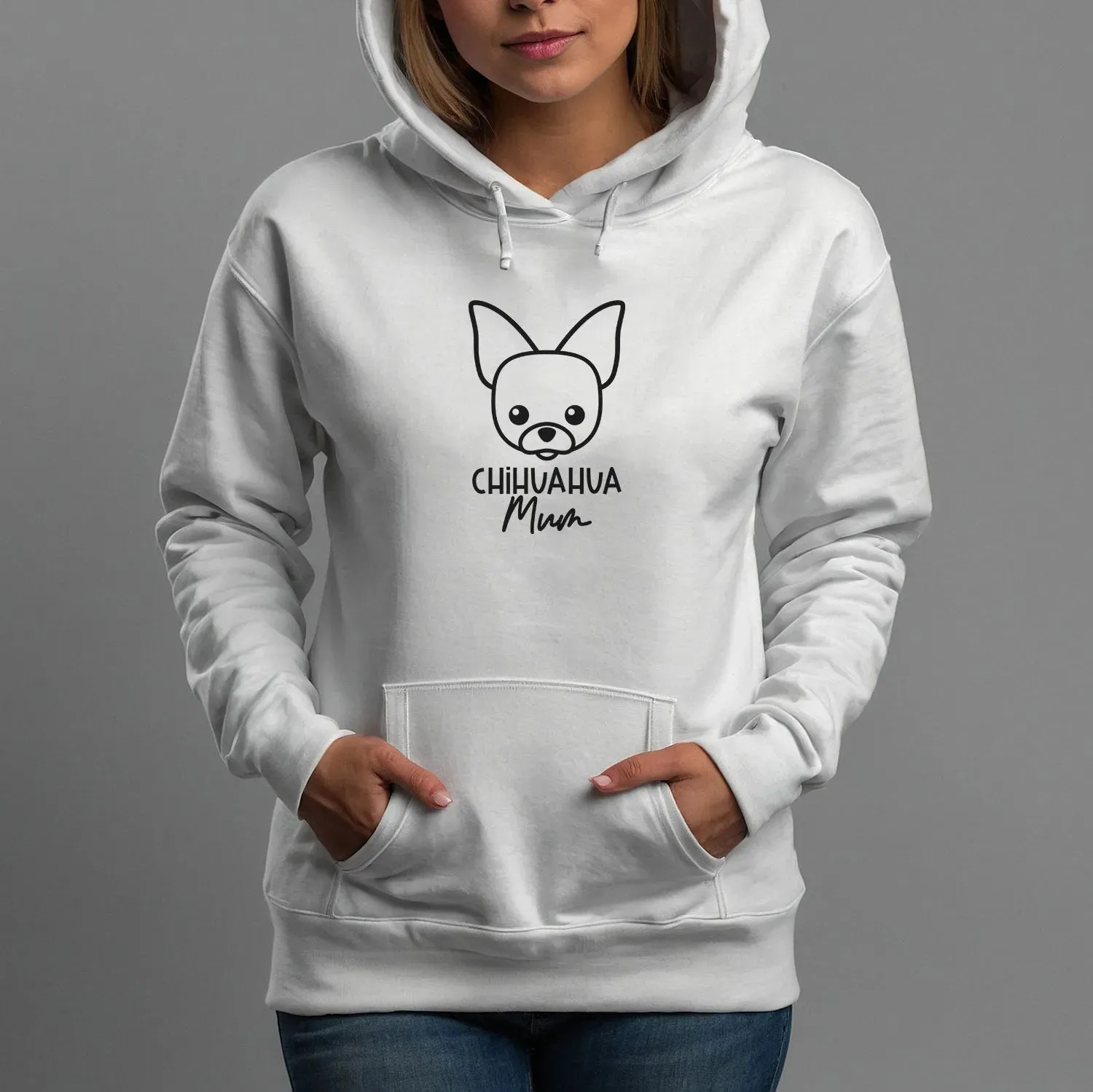 Chihuahua Lover Ladies' Hoodie - Mother's Day Special - Dog Owner Gift - Cute Canine Design
