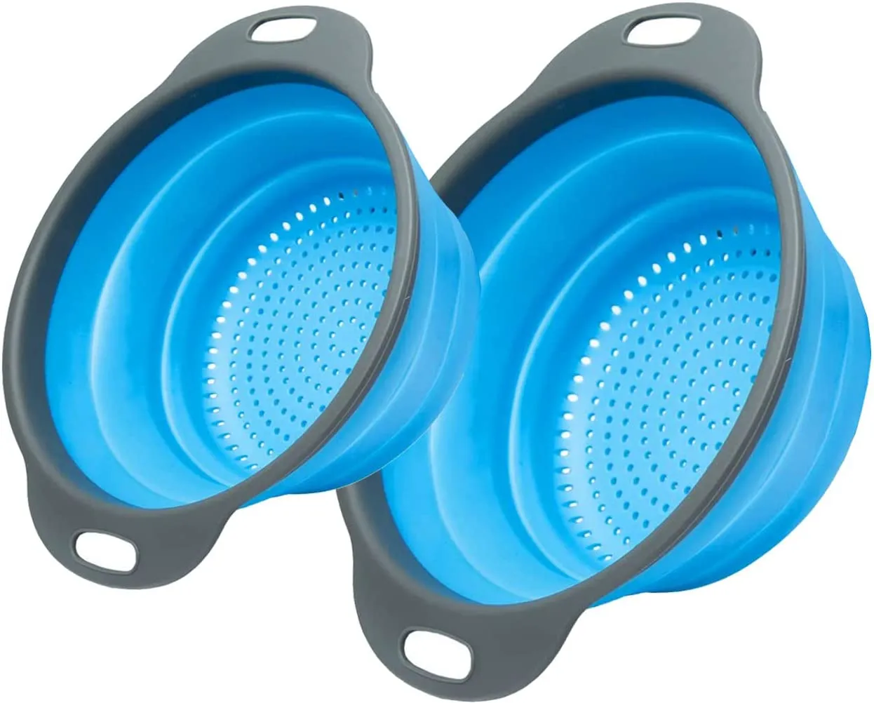 Collapsible Colander, BPA Free Silicone Collapsible Colander