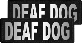 Dogline Deaf Dog Removable Velcro Patches, X-Small