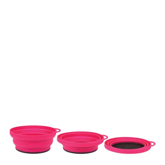 Ellipse Collapsible Bowl - Pink