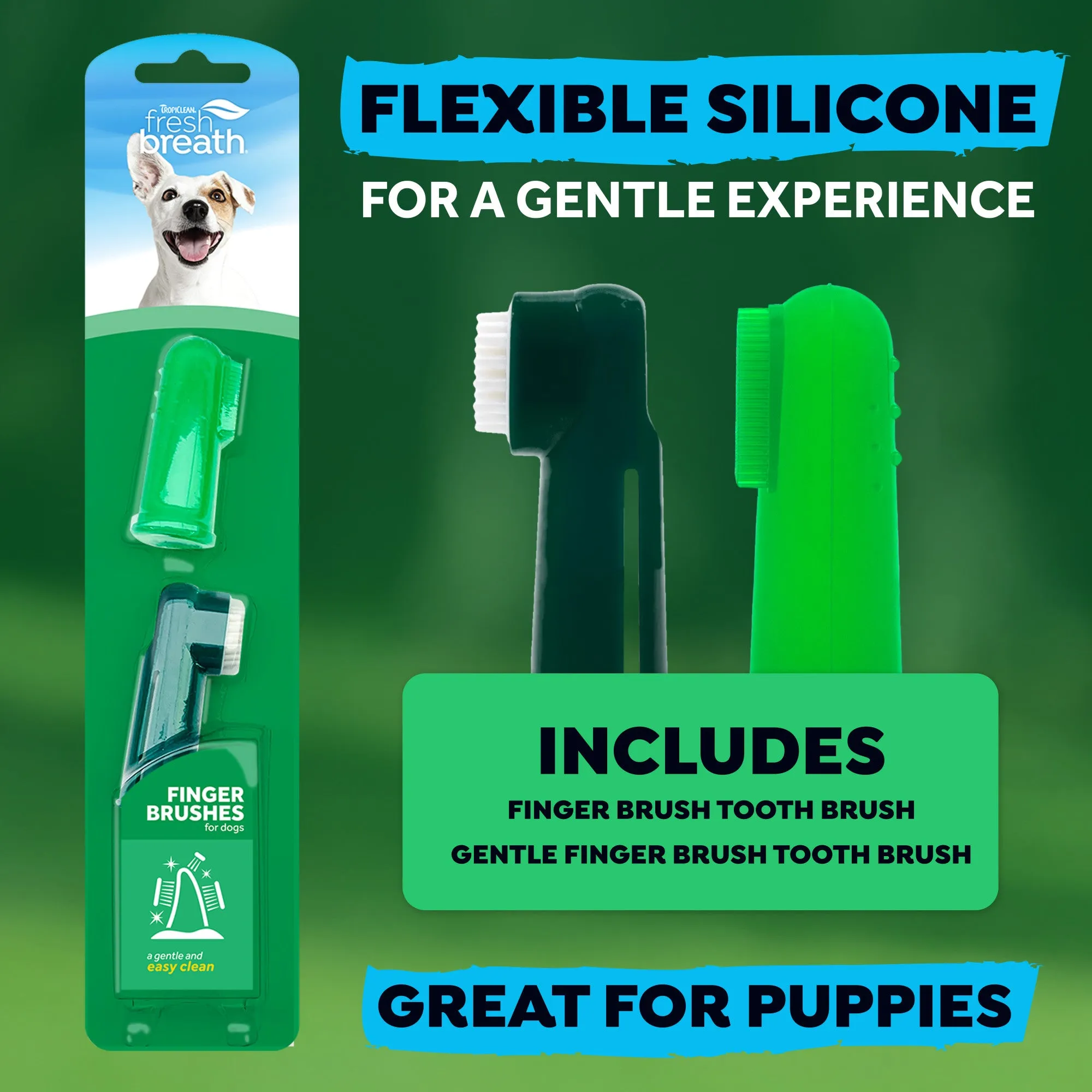 Finger Brushes for Dogs