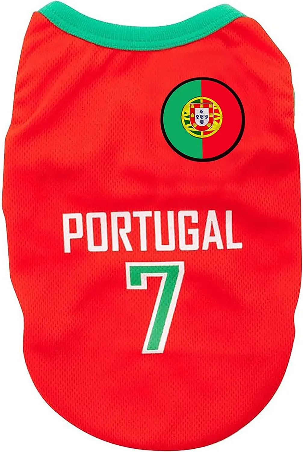 GabeFish Dog World Cup T Shirt Pets Football Jersey Sports Soccer National Team Vest Cat Summer Cool Clothes Apparel Portugal Small
