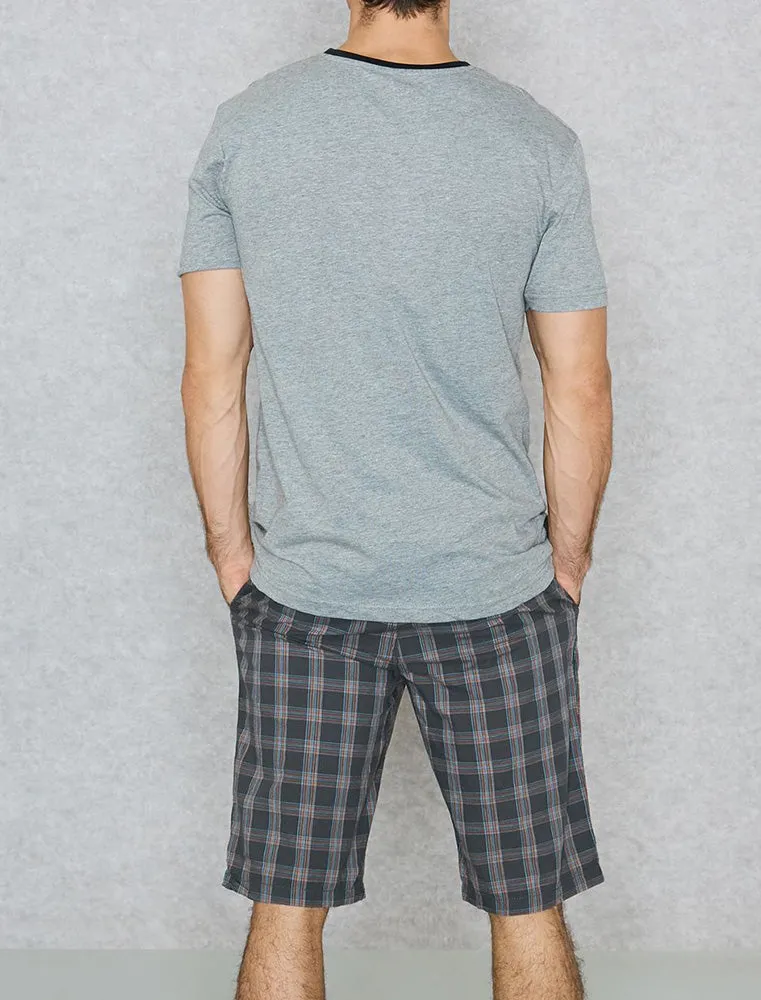 Goodman 2pc Lounge Set in Mid Grey Marl - Tokyo Laundry