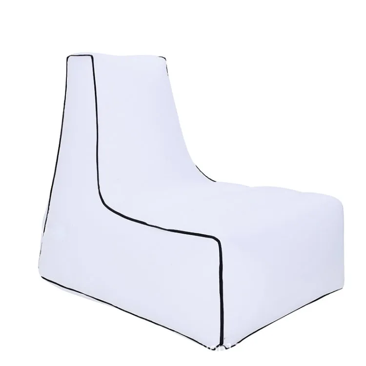 Inflatable Sofa Bed for Camping, Fishing, and Beach, Portable Folding Air Sofa, 27.6 x 25.6 x 23.6 inches (White)