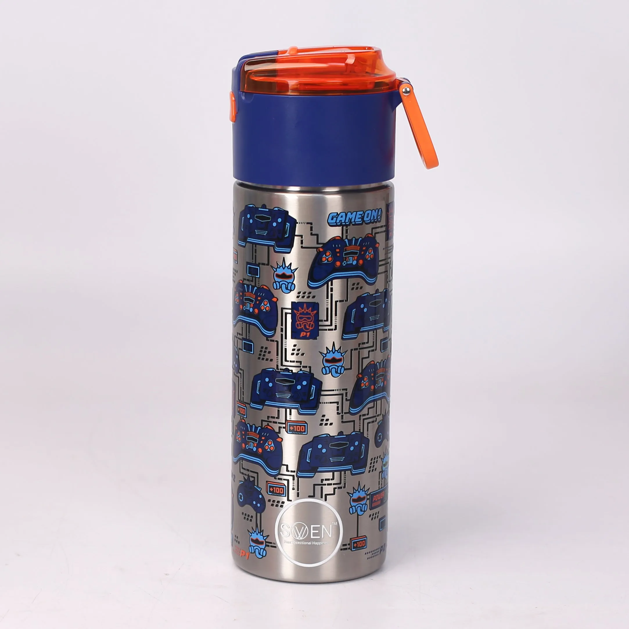 Insulated Stainless Dark Blue color Steel Bottle- 530 ml