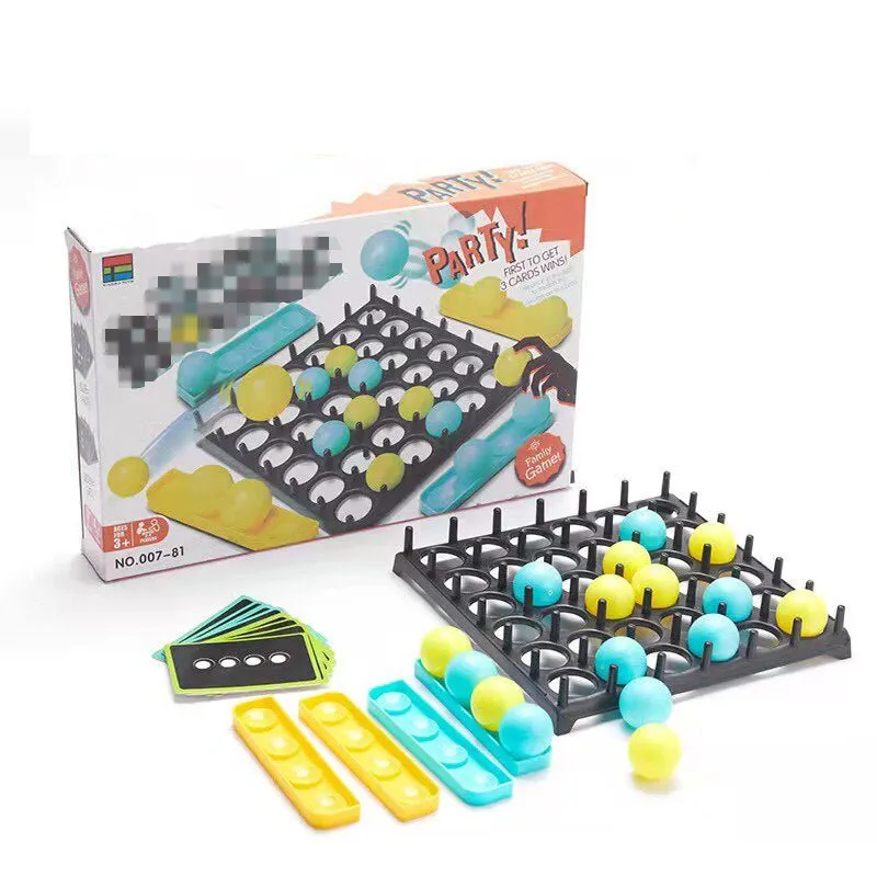 Jumping Ball Tabletop Game - Jump and Connect Board Games for Adults and Kids