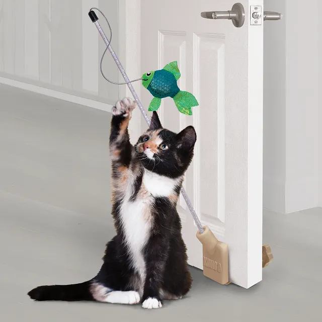KONG Connects Angler Door Teaser Cat Toy