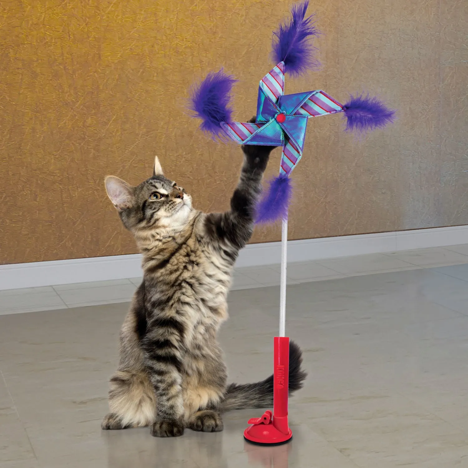 KONG Connects Switch Teaser Pinwheel with Catnip