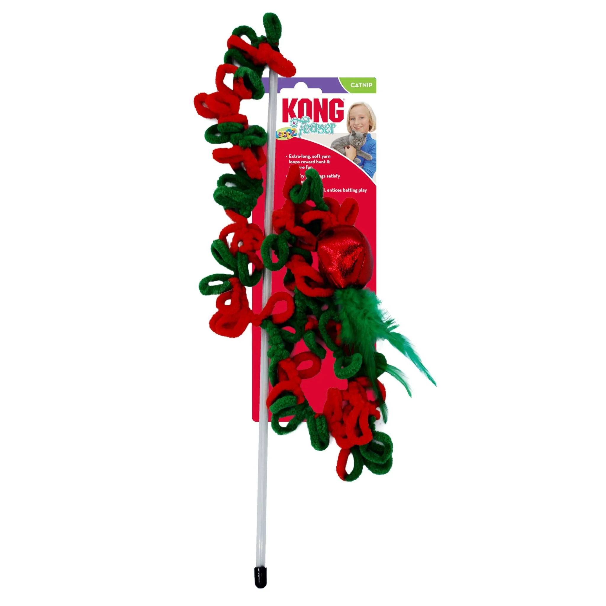 KONG Holiday Teaser Loopz Cat Toy