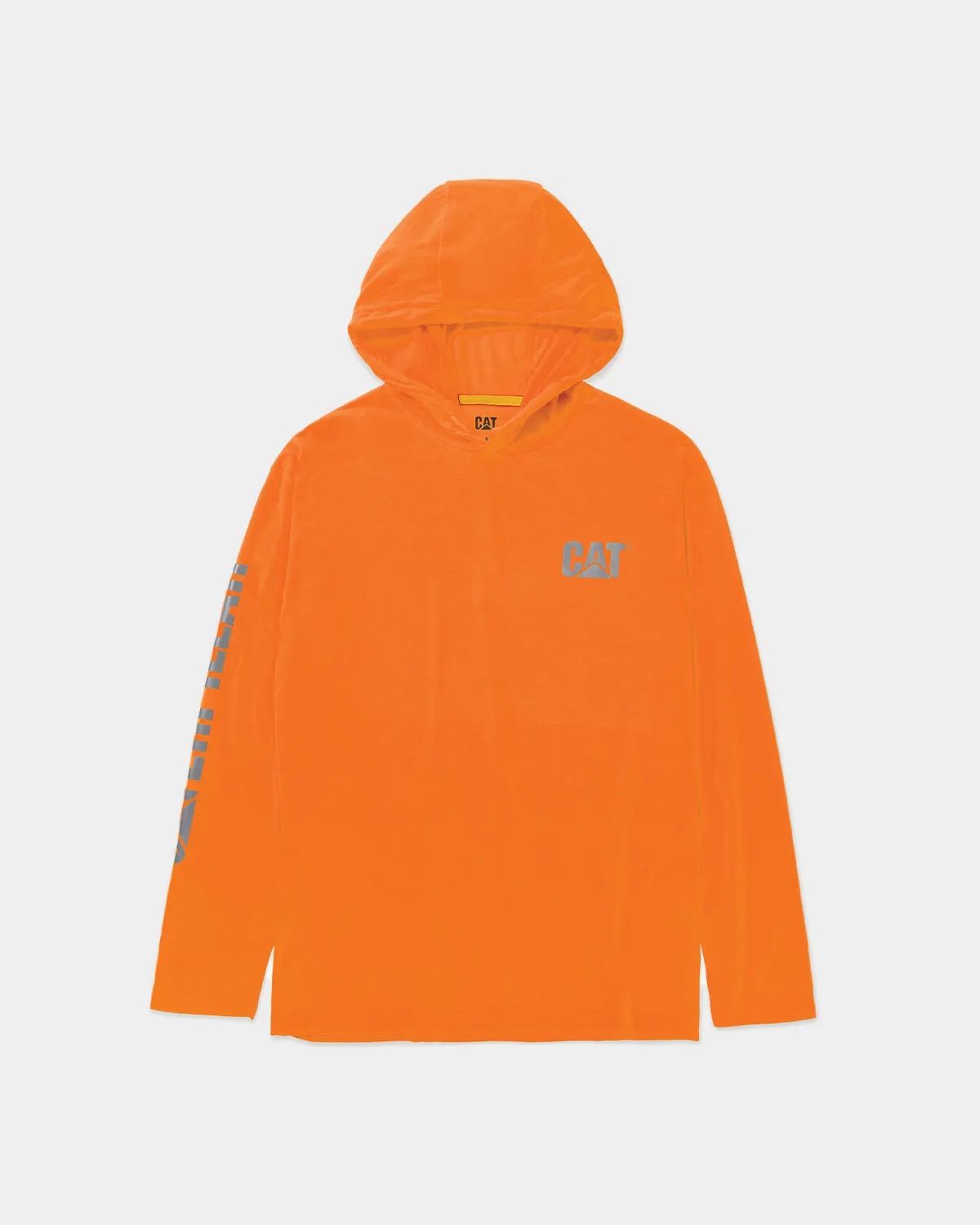 MEN'S HI-VIS UPF HOODED LONG SLEEVE T-SHIRT