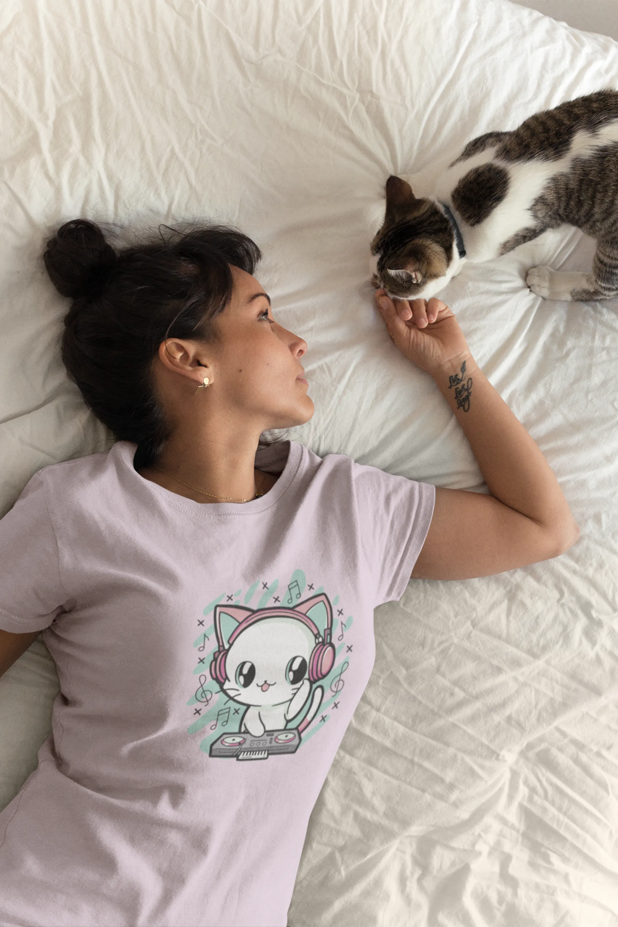Meow Mix Printed T-shirt for women