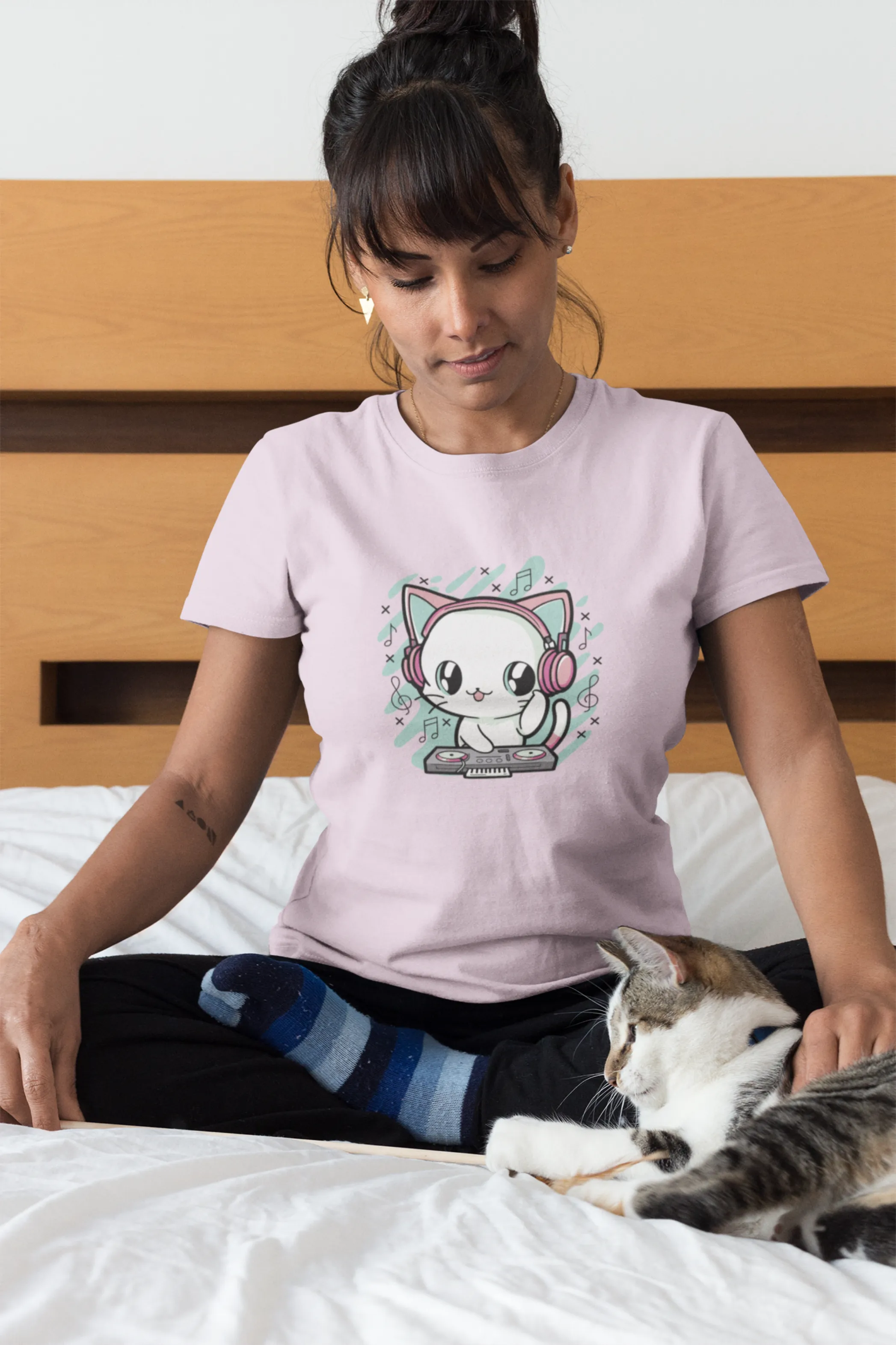 Meow Mix Printed T-shirt for women