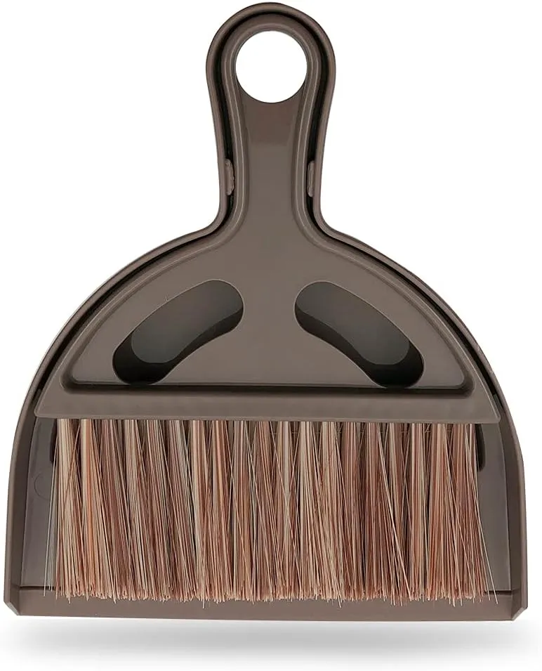 Mini Broom and Small Dustpan Brush - Mini Broom and Dustpans, Small Broom and Dustpan Set, Mini Dustpan and Brush Set, Hand Broom and Dustpan Set for Home/Pets.
