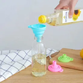 Oil Bottle Funnel Silicon Foldable