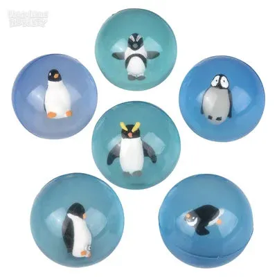 Penguins Rubber Balls (1 1/2" diameter)