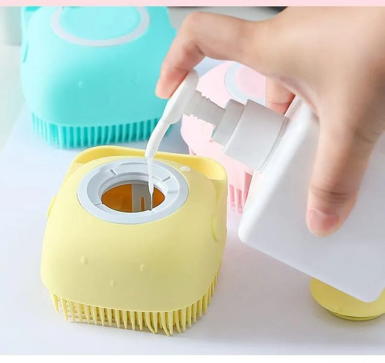 Pet Bath Brush Shampoo