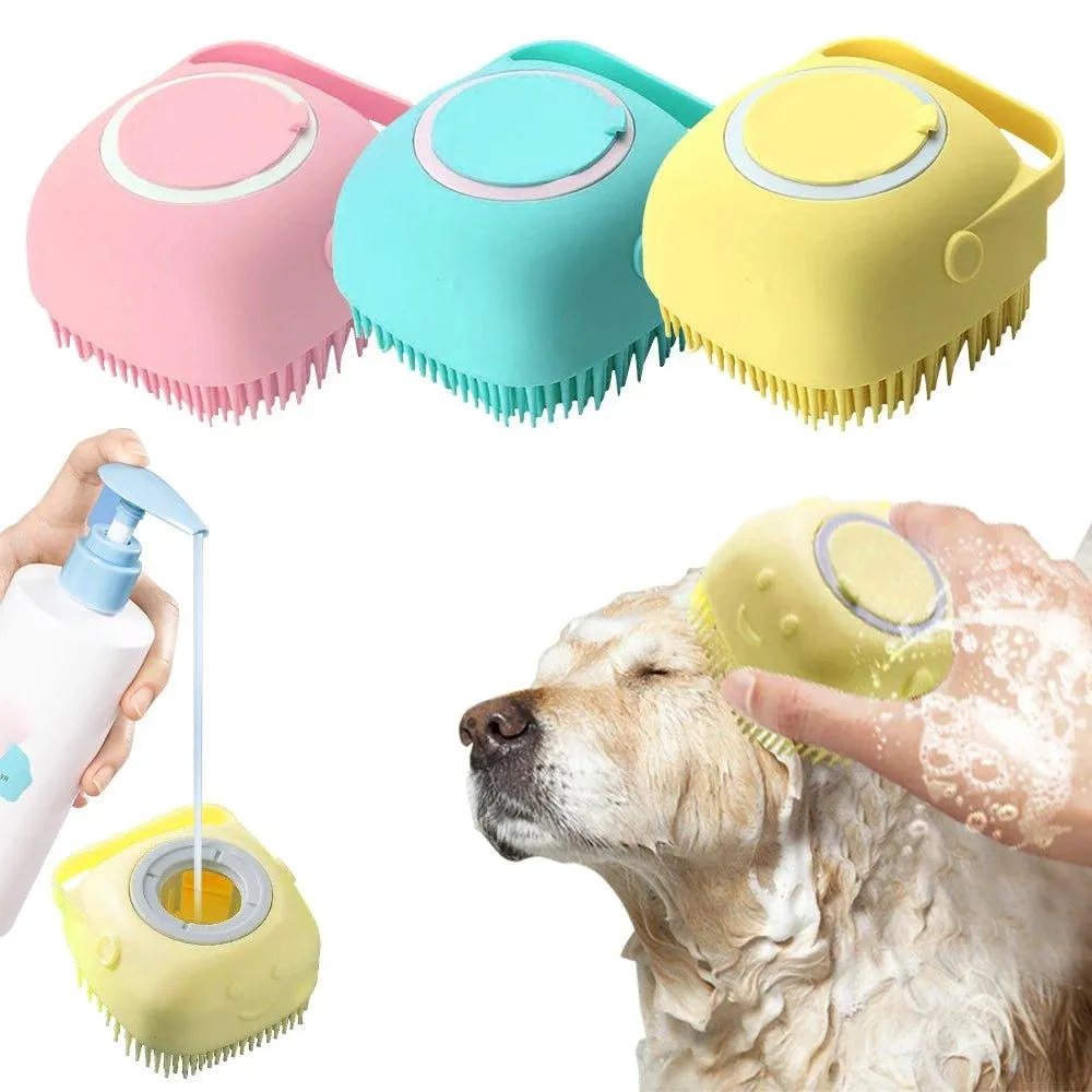 Pet Bath Brush Shampoo