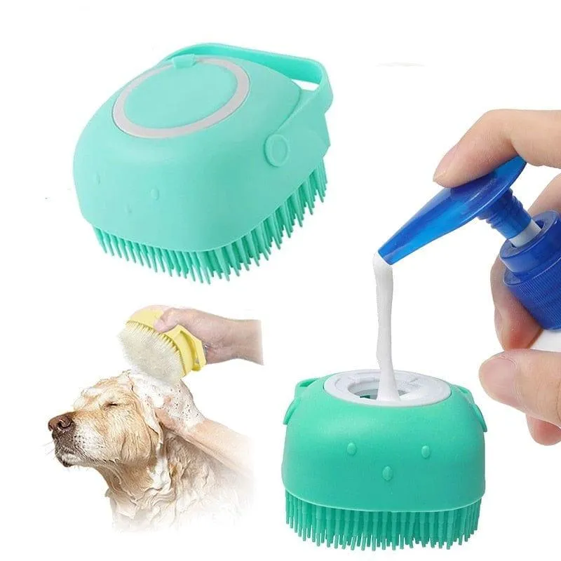 Pet Bath Brush Shampoo