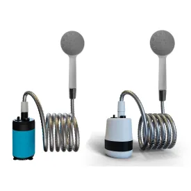 Portable Shower Camping Shower Handheld Electric Shower Battery Powered Compact Handheld Rechargeable Outdoor Camping Set
