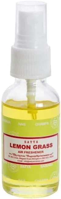 RSGM 30ml Satya Lemon Grass Room Spray, Air Freshener for Aroma/Spa/Meditation/Mind Relaxing/Yoga (Lemon Grass)