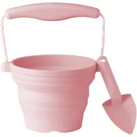 Scrunch Seeding Pot & Shovel -Old Rose