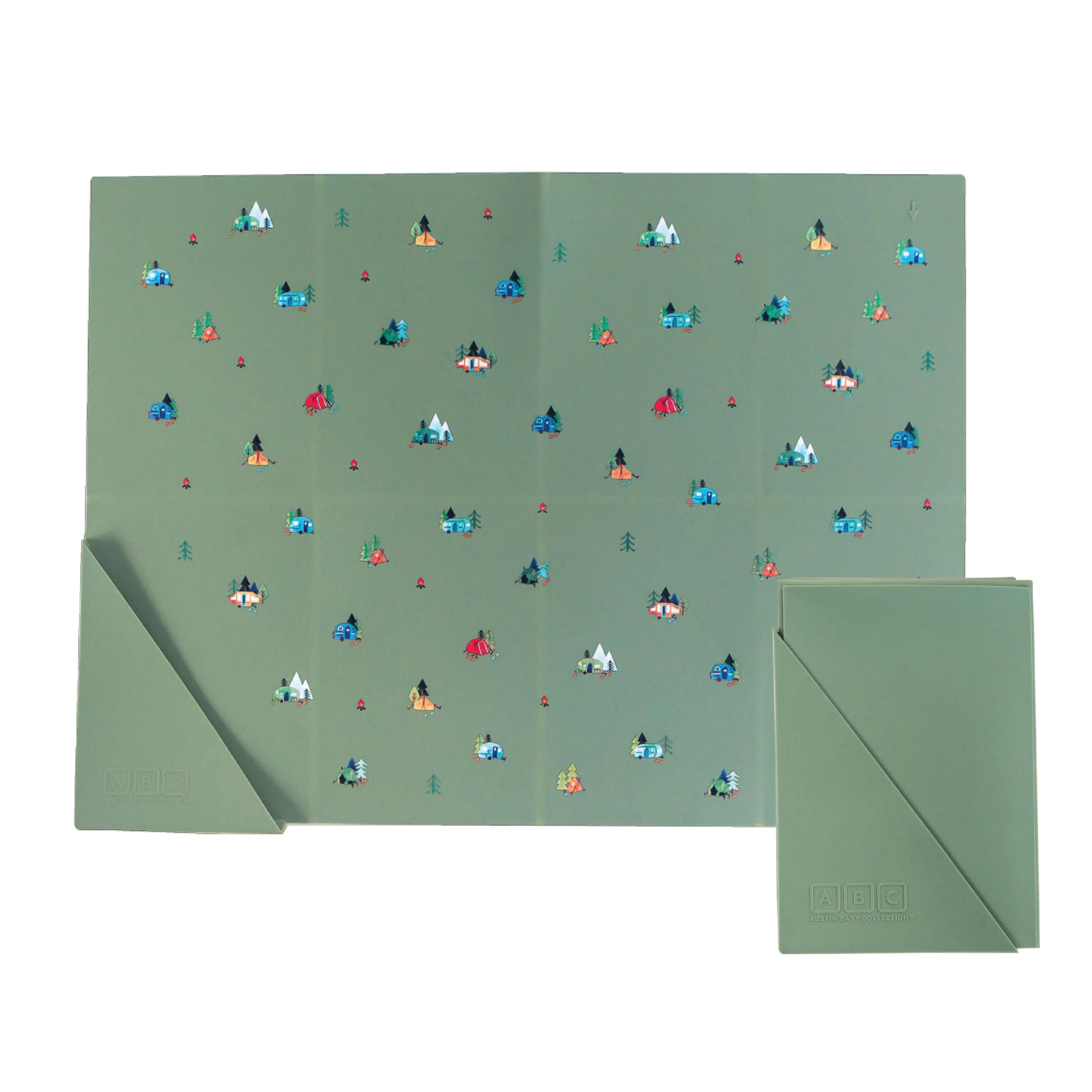 Silicone Mealtime Bundle Camper Sage Green
