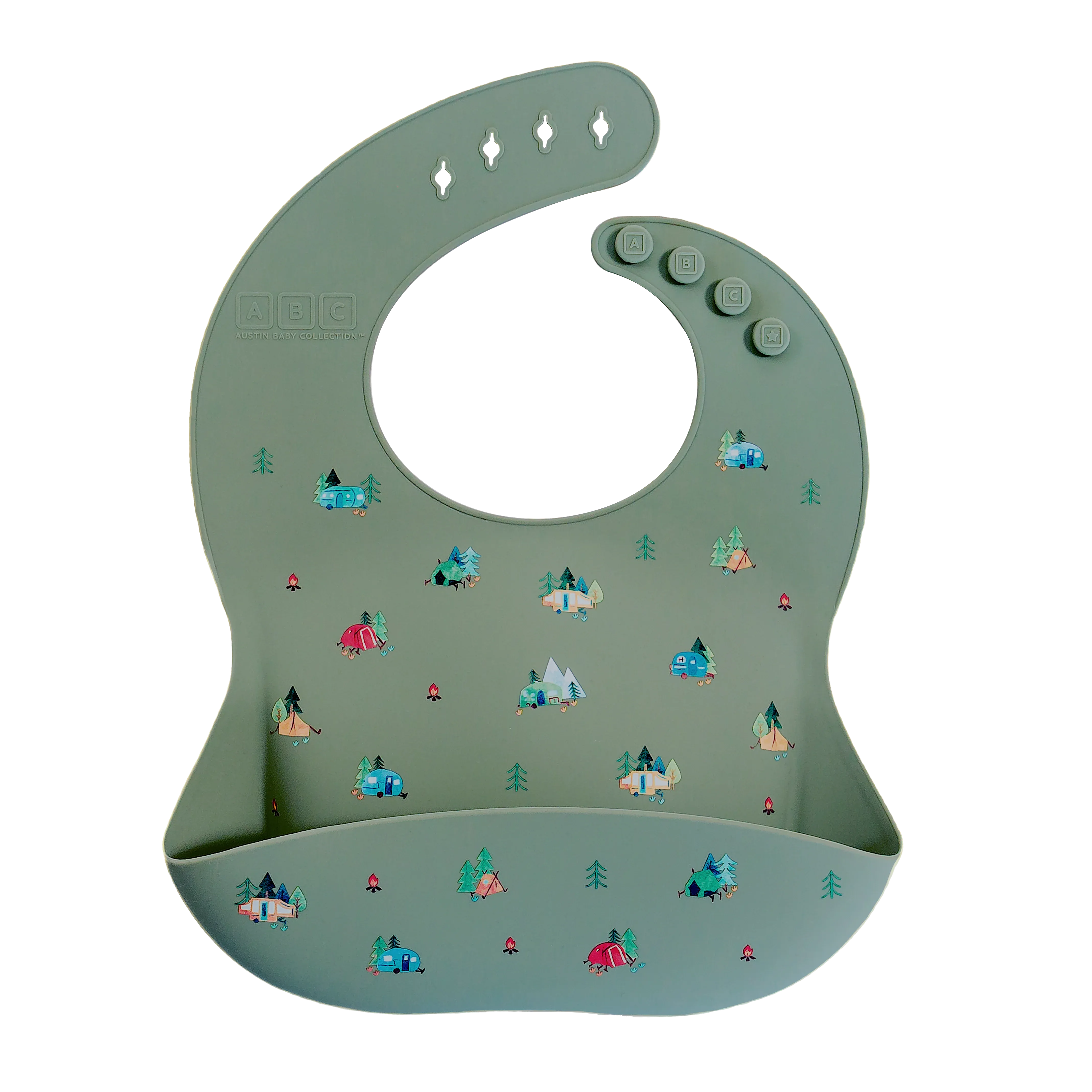 Silicone Mealtime Bundle Camper Sage Green
