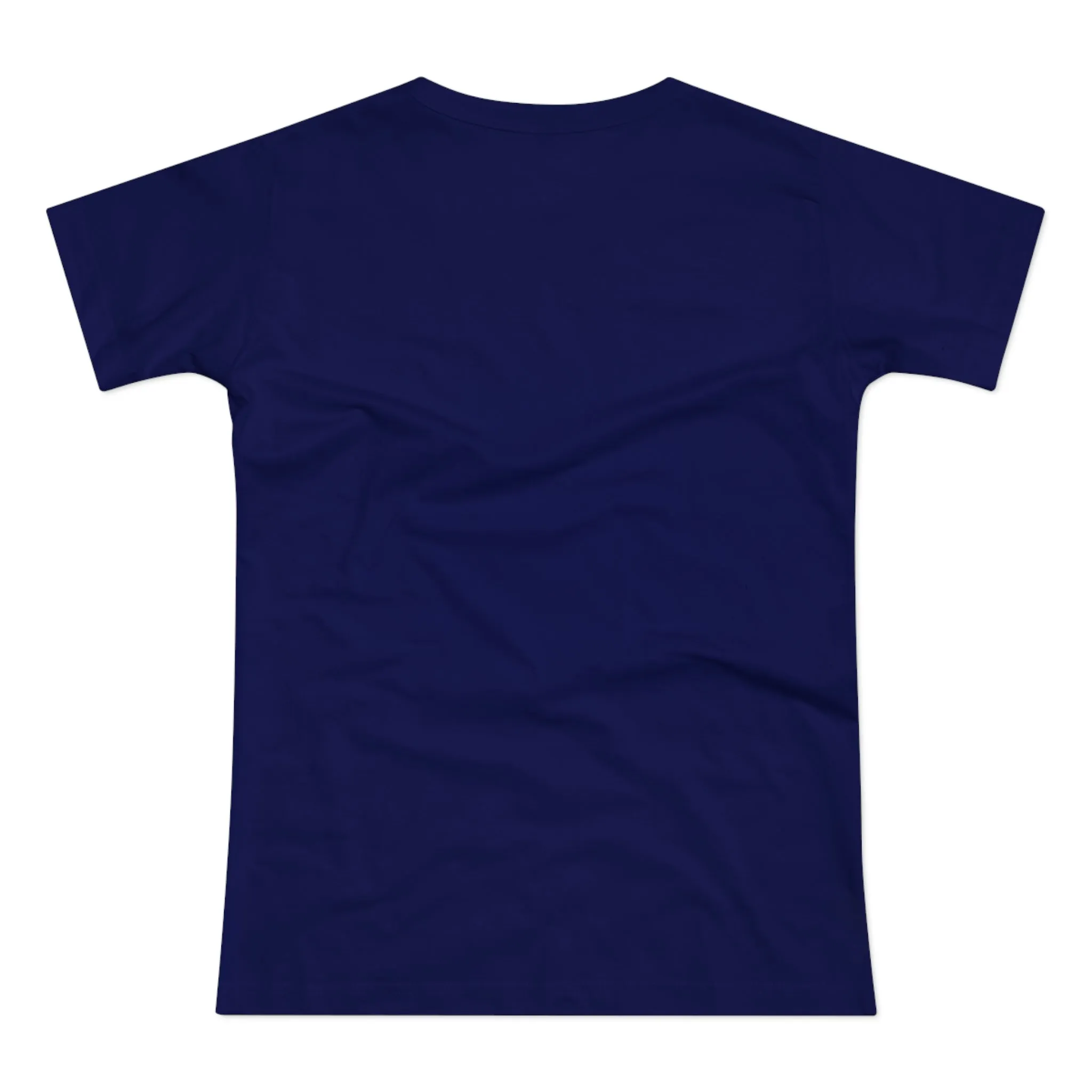 Single Jersey Women's T-shirt, A women’s t-shirt with a modern look, short sleeves and with side seams for that accentuate feminine shape. A kitten with with blue eyes and different fur looking up