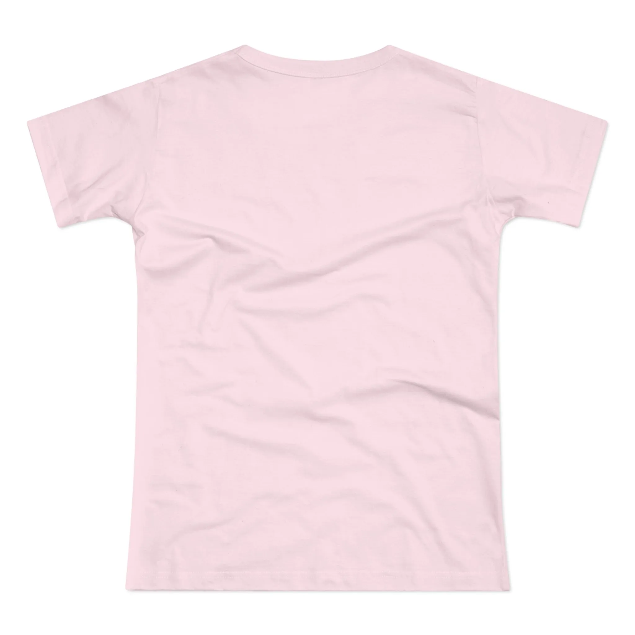 Single Jersey Women's T-shirt, A women’s t-shirt with a modern look, short sleeves and with side seams for that accentuate feminine shape. A kitten with with blue eyes and different fur looking up