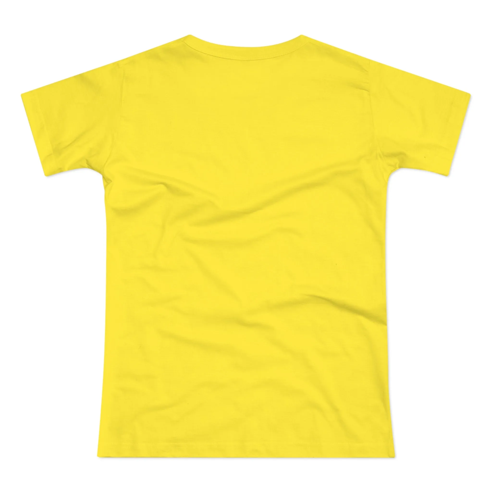 Single Jersey Women's T-shirt, A women’s t-shirt with a modern look, short sleeves and with side seams for that accentuate feminine shape. A kitten with with blue eyes and different fur looking up