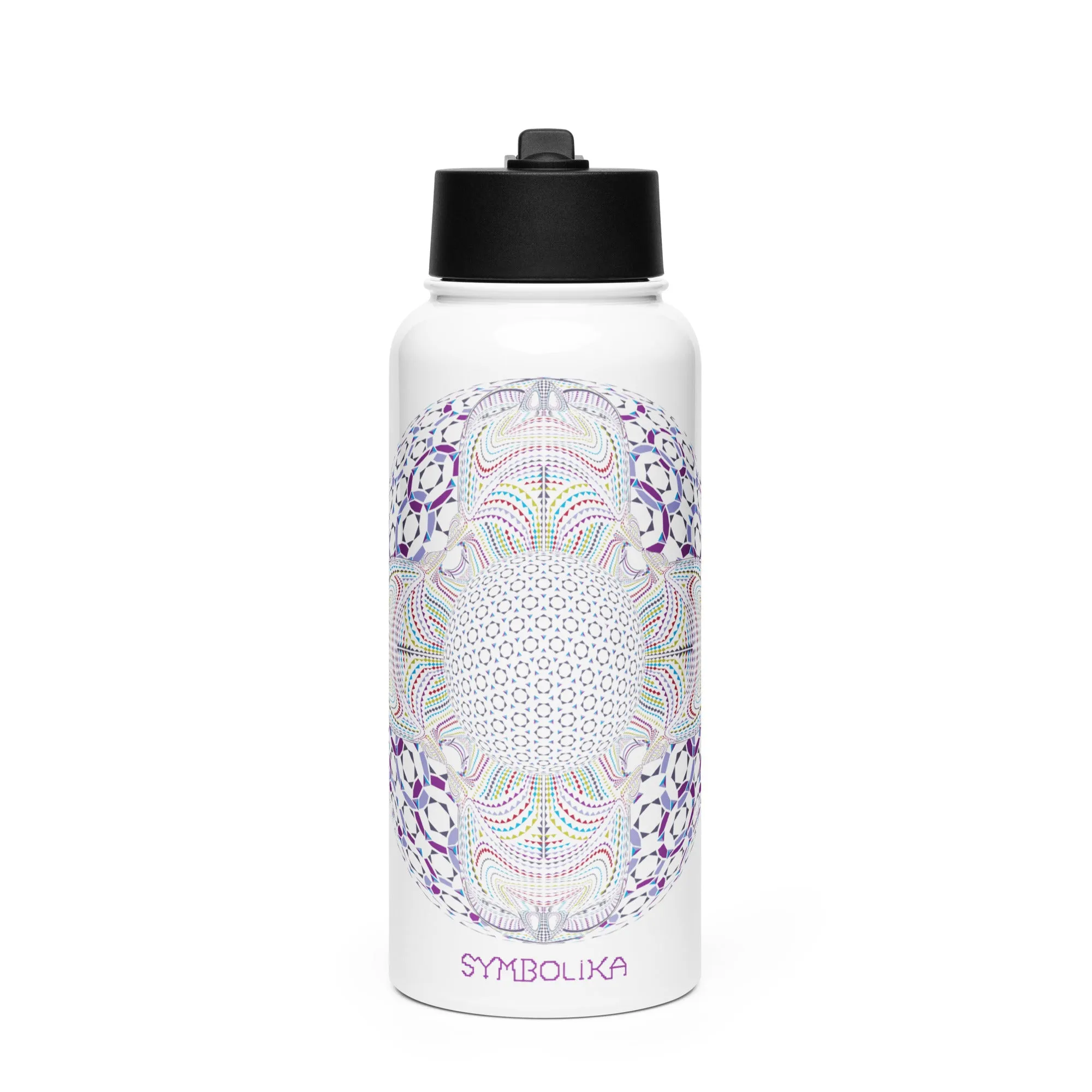 Stainless steel water bottle - DMT HD Mandala
