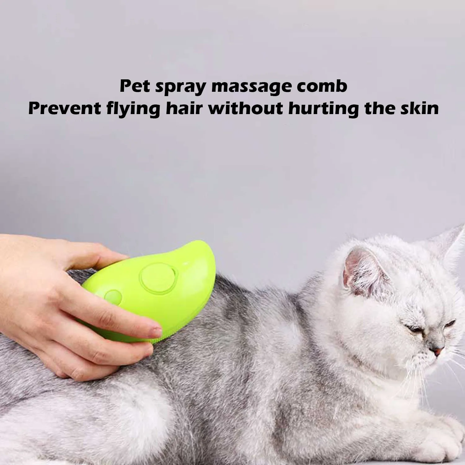 Steam Cat Hair Brush Bathing & Combing Steam Brush