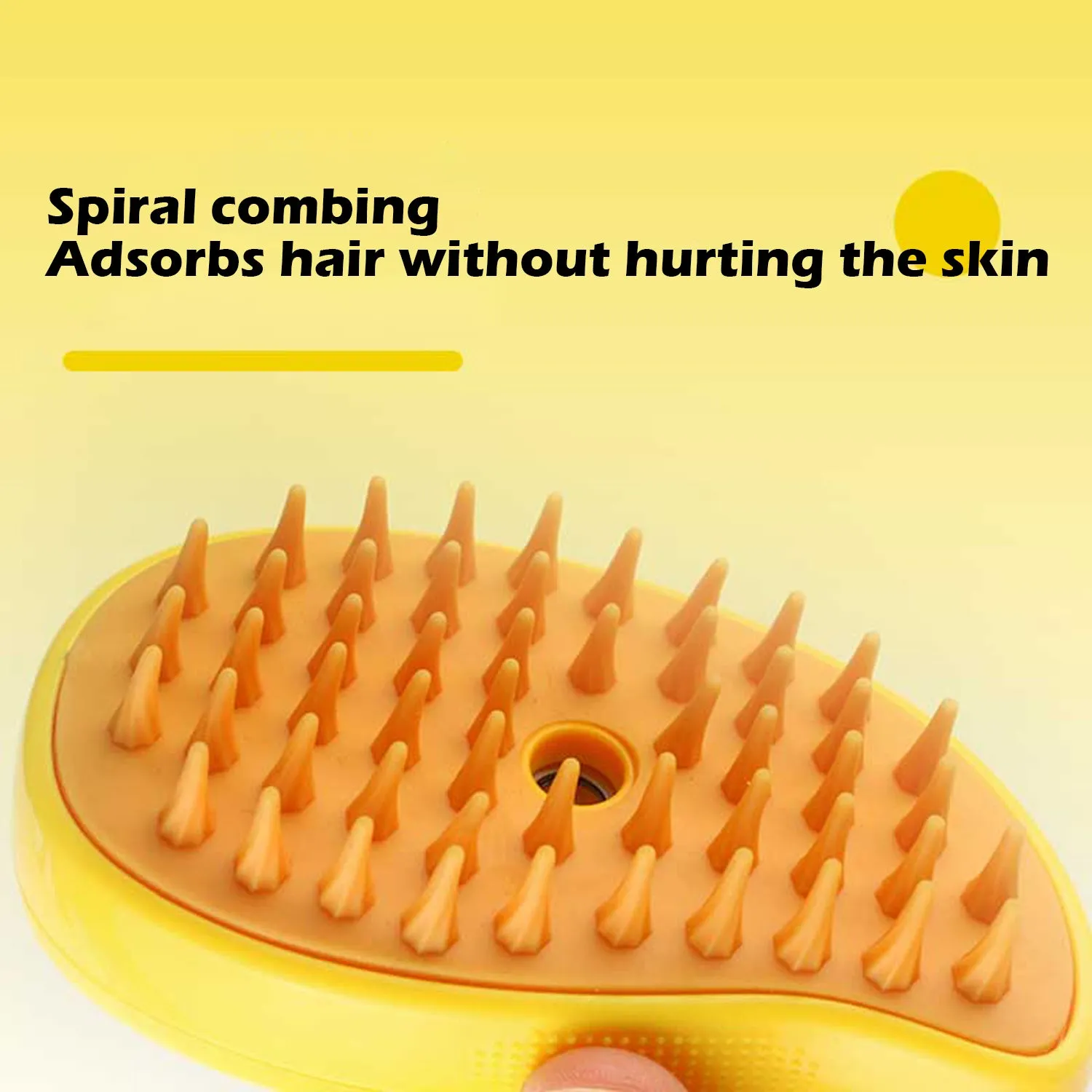 Steam Cat Hair Brush Bathing & Combing Steam Brush