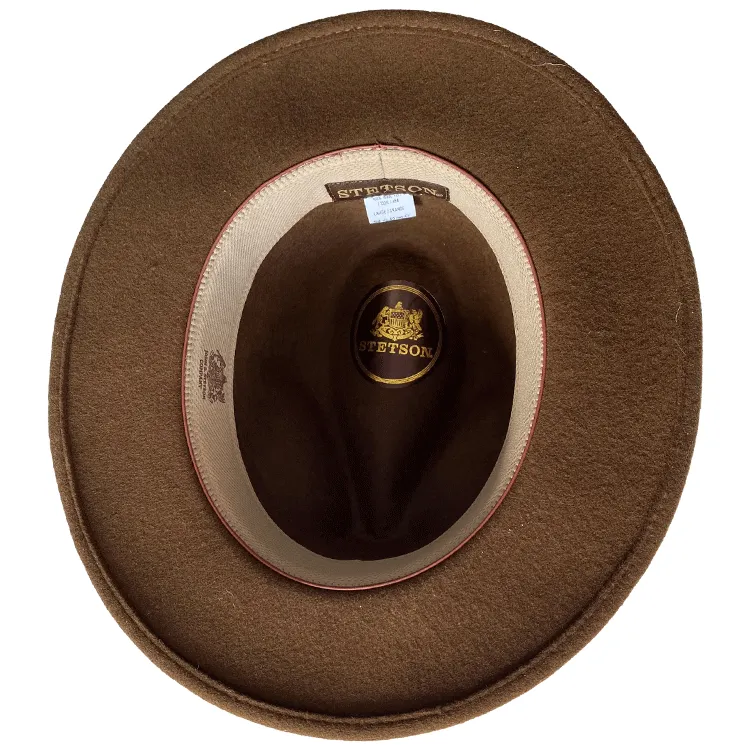 Stetson Vermont Crushable Fedora - Mink