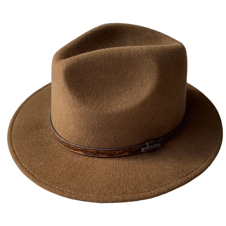 Stetson Vermont Crushable Fedora - Mink