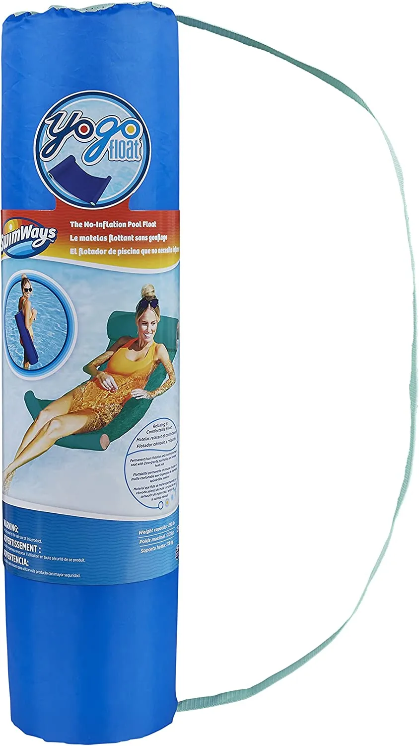 Swimways Yogo Float 6054265 - Cobalt Neo Mint