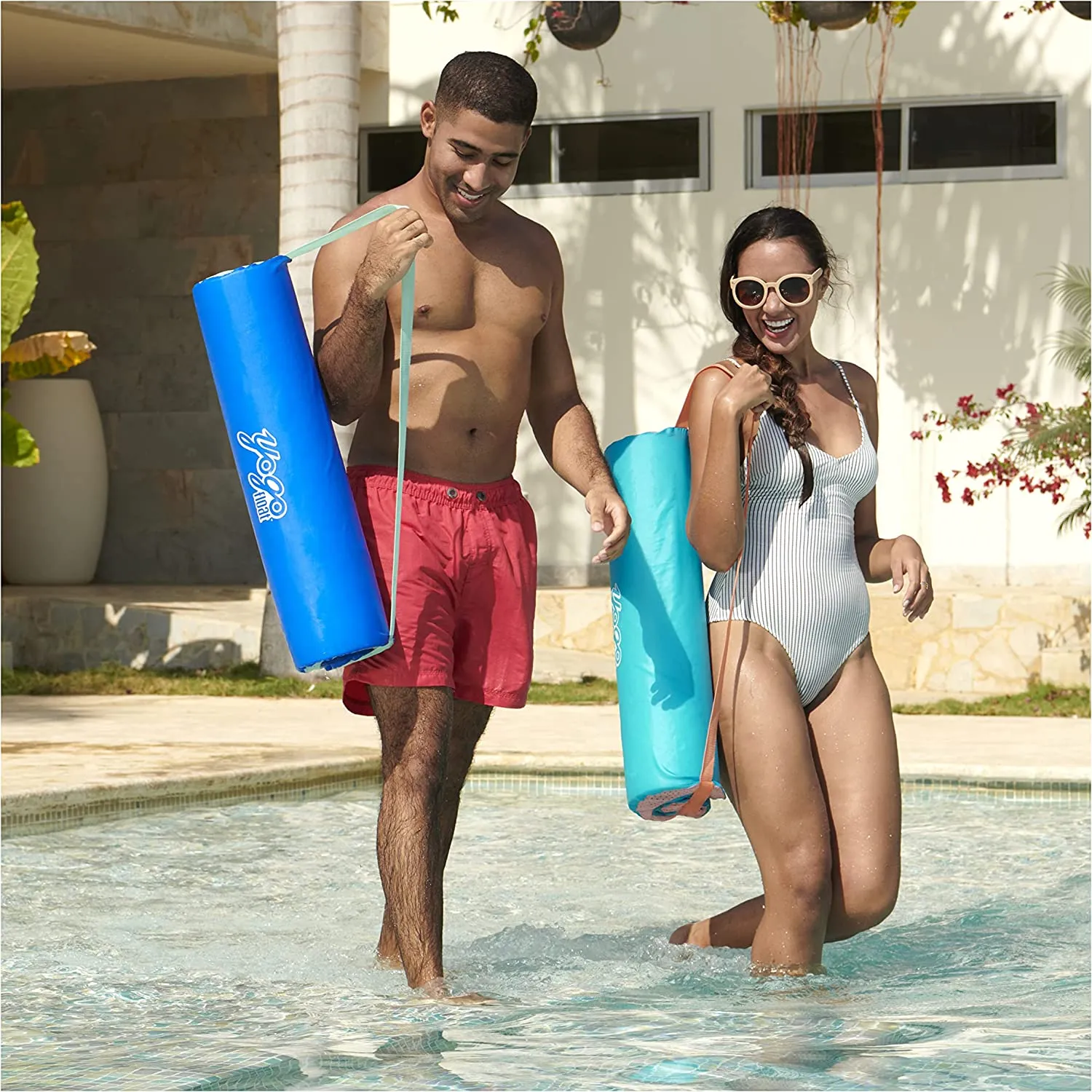 Swimways Yogo Float 6054265 - Cobalt Neo Mint