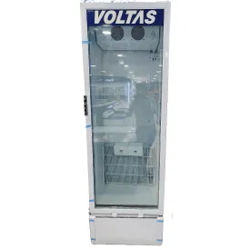 Voltas VC GT 550 SD V 550 Litre Visi Cooler | Single Door Commercial Refrigerator | LED Lighting | Heavy-Duty Glass Shelves | Fan-Based Cooling