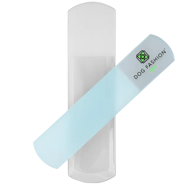 White Glass Nail File by Dog Fashion Spa